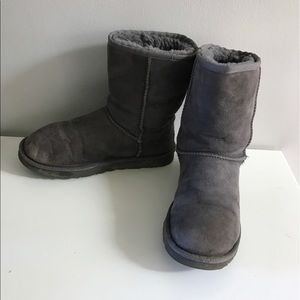UGG boots, gray, size 9